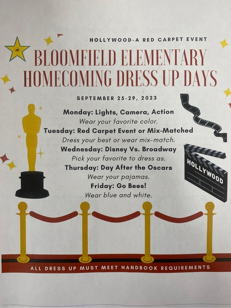 HS and Elementary Dress Up Days 